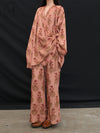 Mutedance 25 Spring/Summer Silk V-Neck Lace-Up Top MD-MD25SS45-ROSE